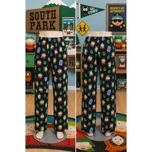 Vintage 2007 South Park Cartman Pajama Lounge Pants XL Comedy Central